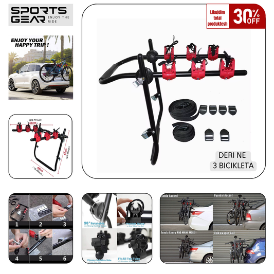 32. Mbajtese per 3 Biciklete per Makine